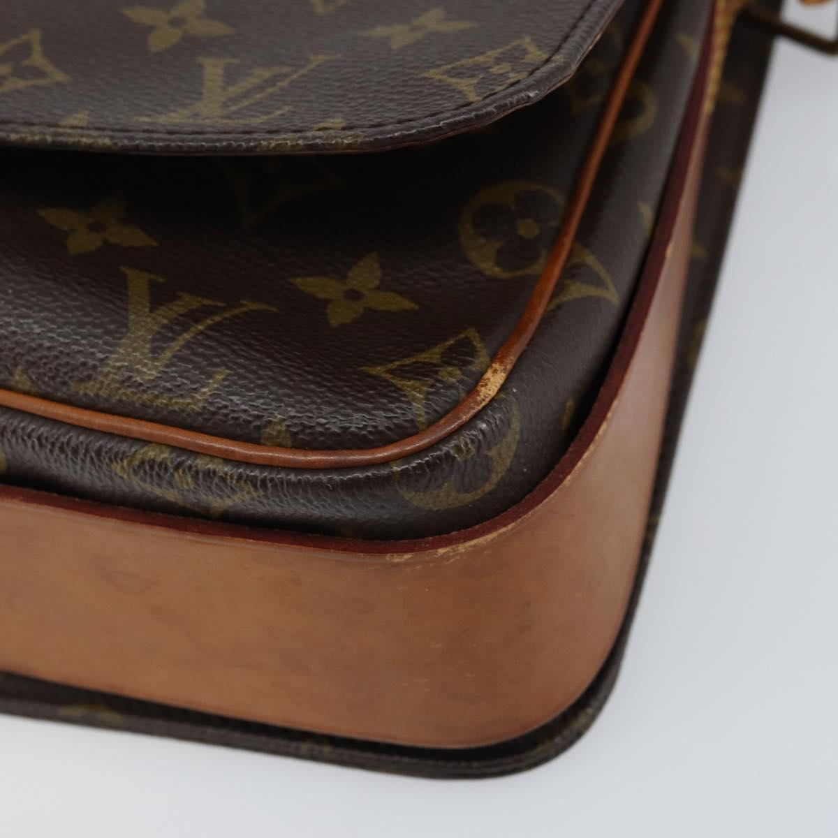 LOUIS VUITTON Monogram Cartouchiere GM Shoulder Bag M51252 LV Auth ka2586