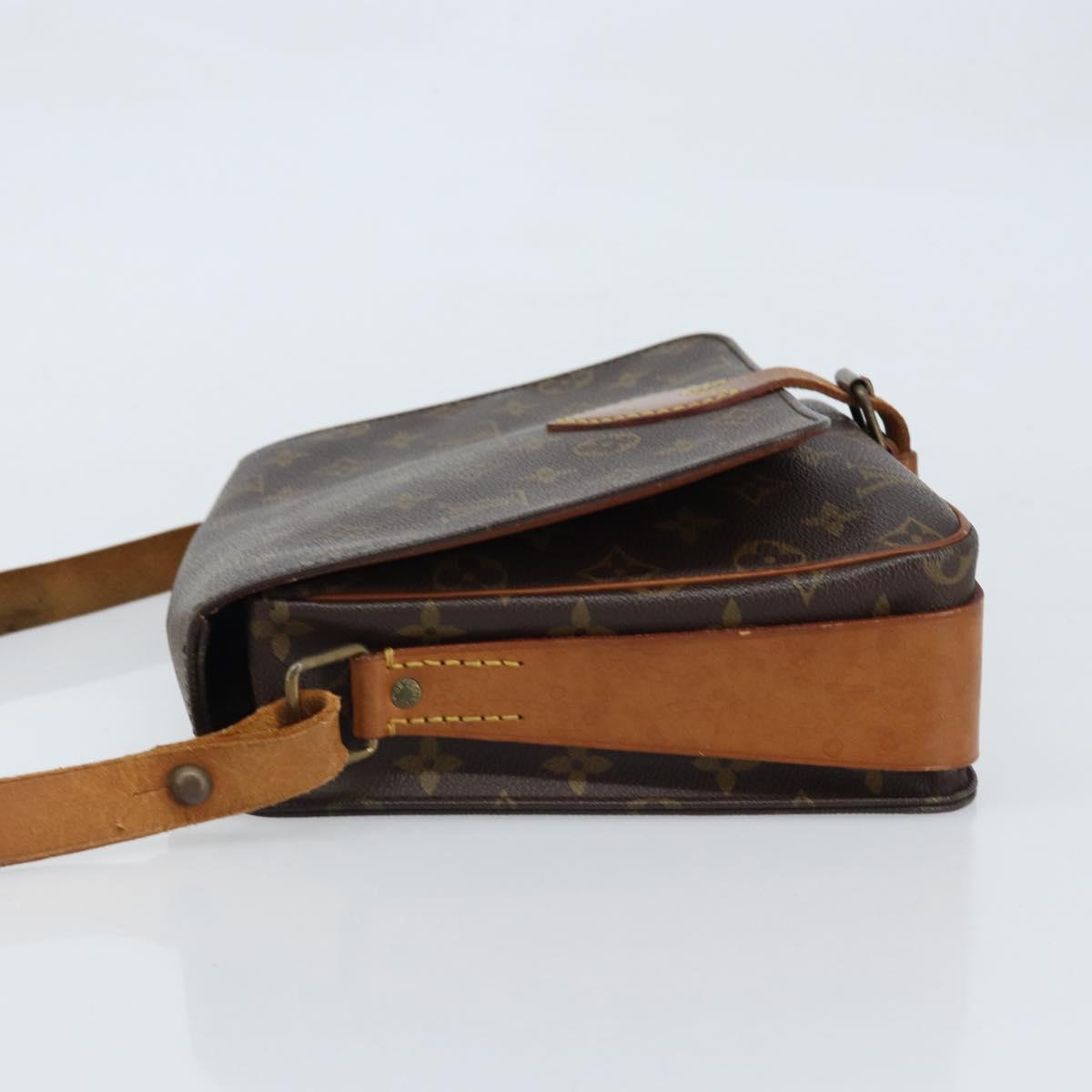 LOUIS VUITTON Monogram Cartouchiere GM Shoulder Bag M51252 LV Auth ka2586