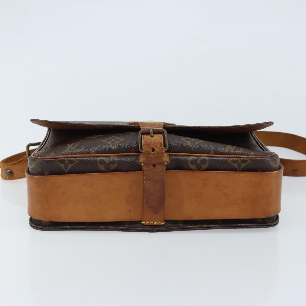 LOUIS VUITTON Monogram Cartouchiere GM Shoulder Bag M51252 LV Auth ka2586