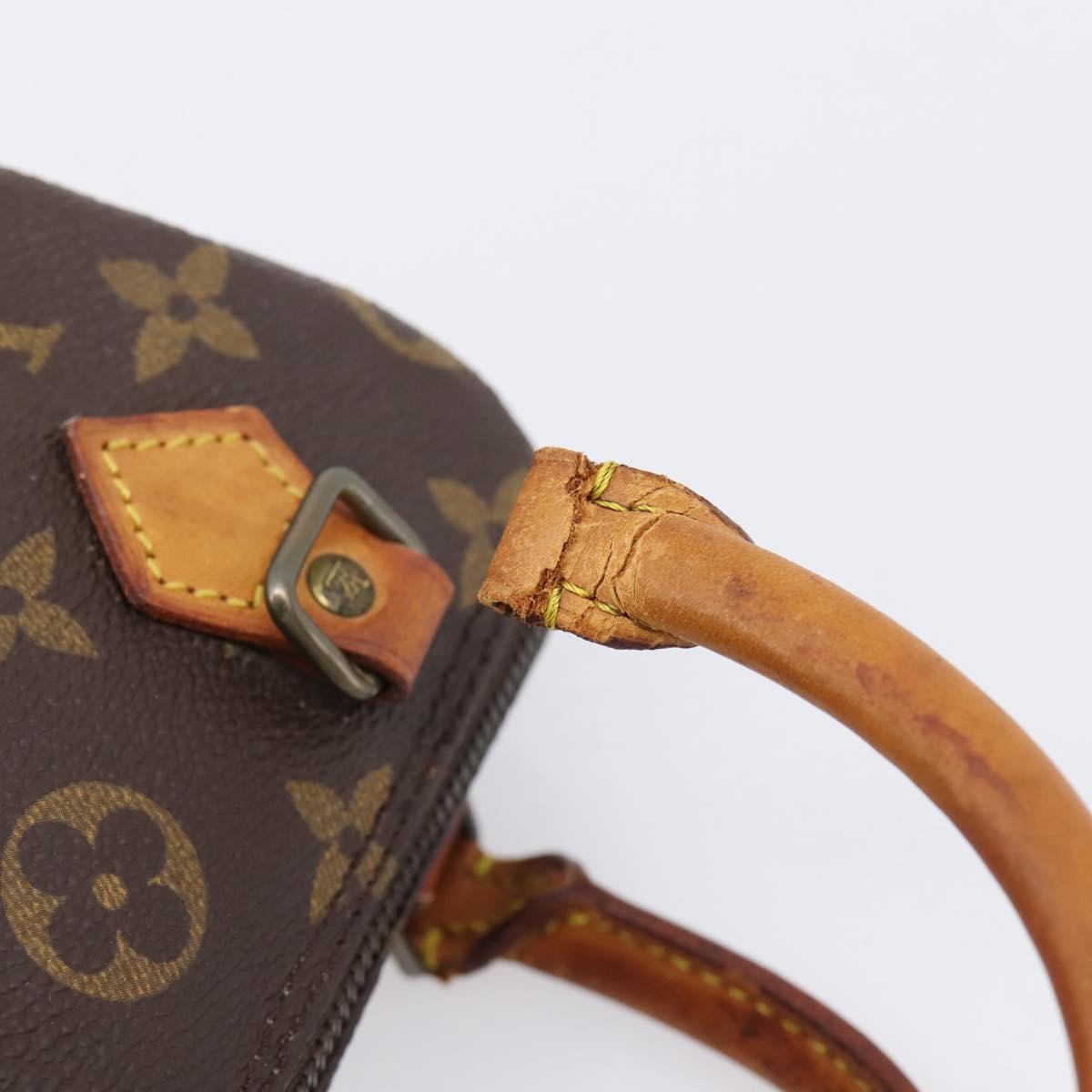 LOUIS VUITTON Monogram Mini Speedy Hand Bag M41534 LV Auth ka2597