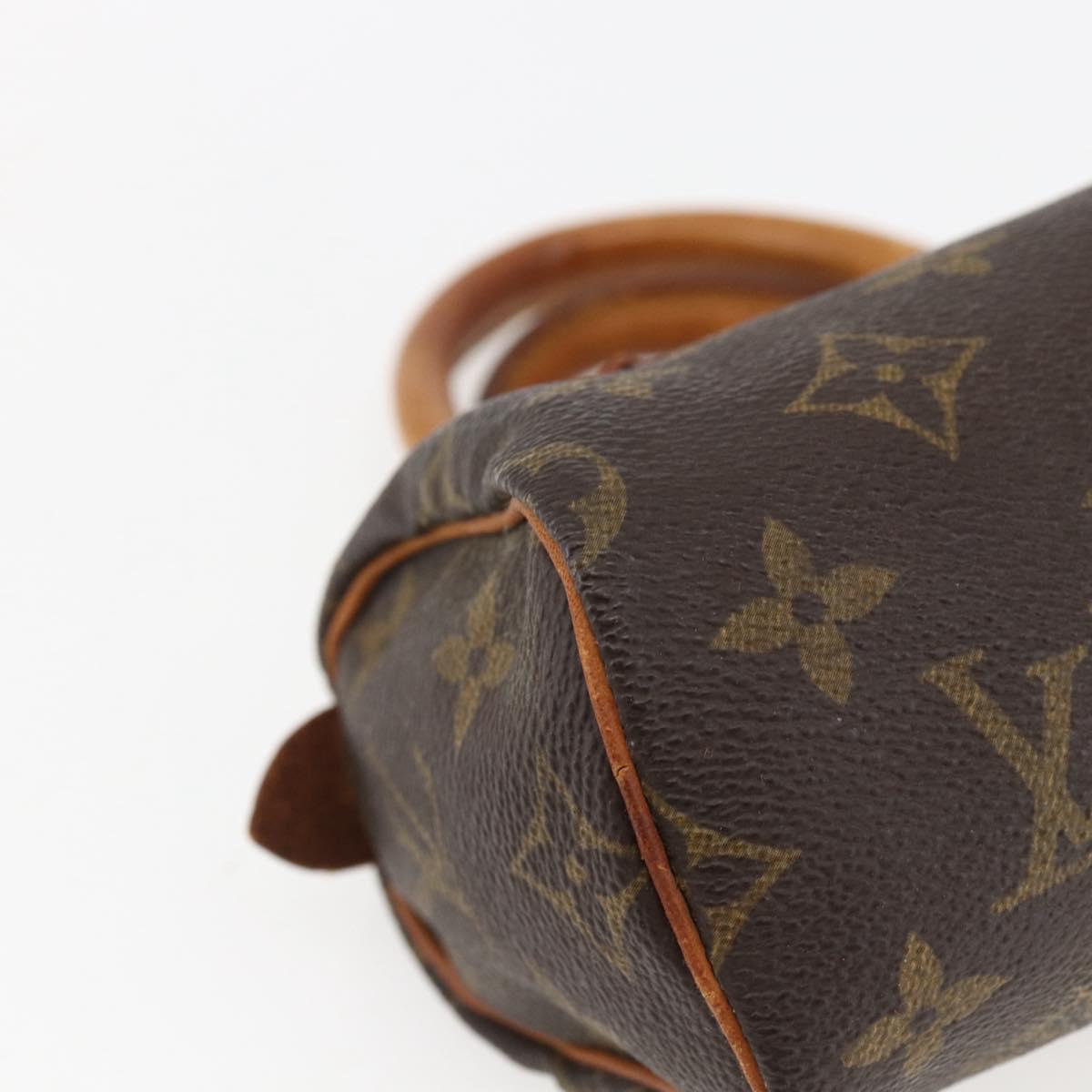 LOUIS VUITTON Monogram Mini Speedy Hand Bag M41534 LV Auth ka2597