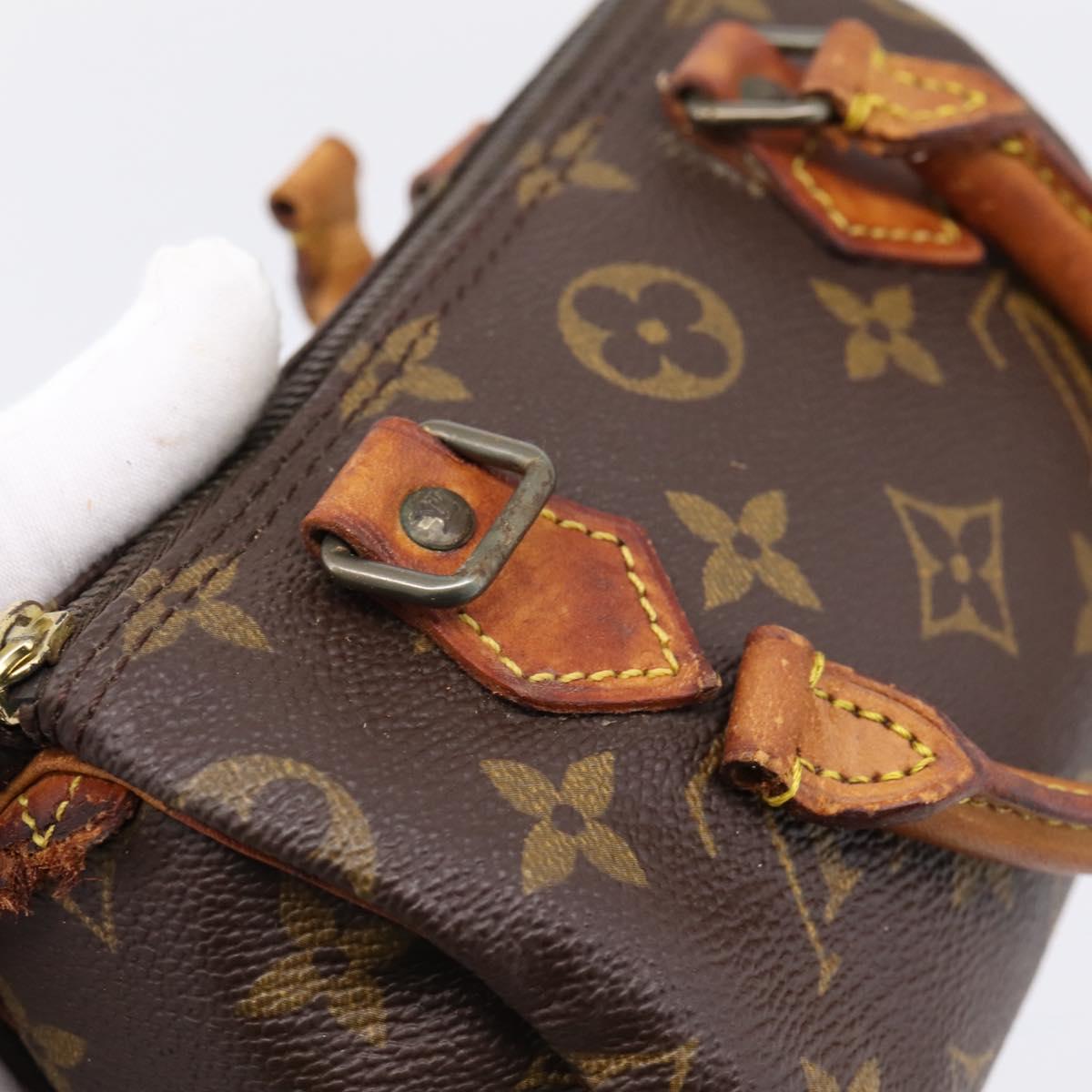 LOUIS VUITTON Monogram Mini Speedy Hand Bag M41534 LV Auth ka2597