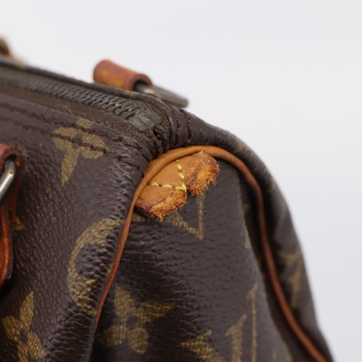 LOUIS VUITTON Monogram Mini Speedy Hand Bag M41534 LV Auth ka2597