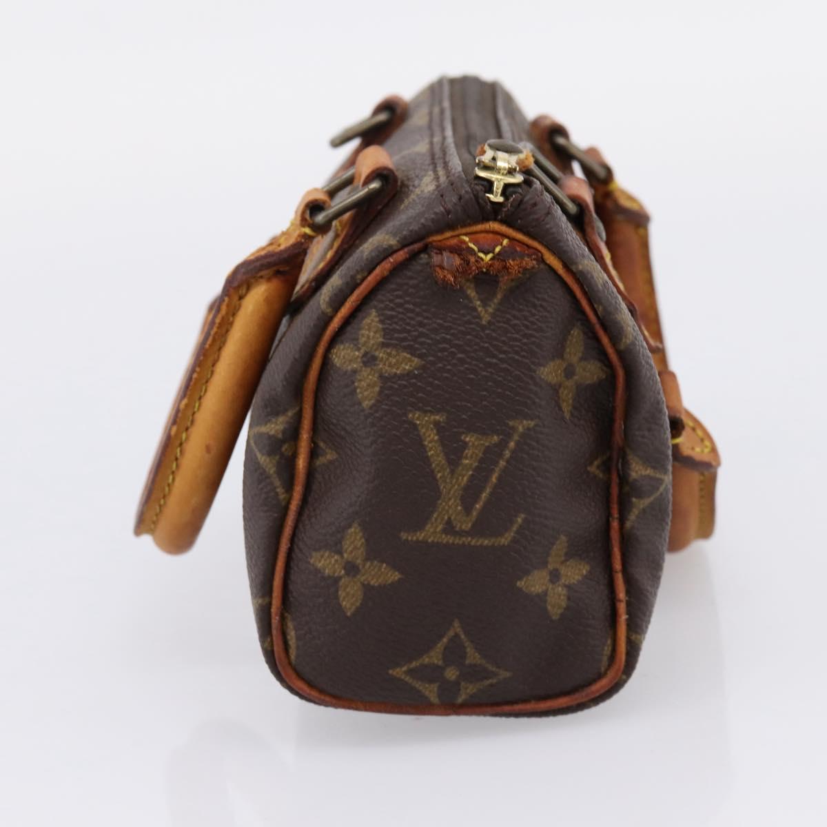 LOUIS VUITTON Monogram Mini Speedy Hand Bag M41534 LV Auth ka2597