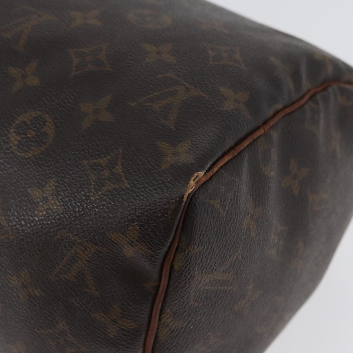 LOUIS VUITTON Monogram Speedy 30 Hand Bag M41526 LV Auth ka2602