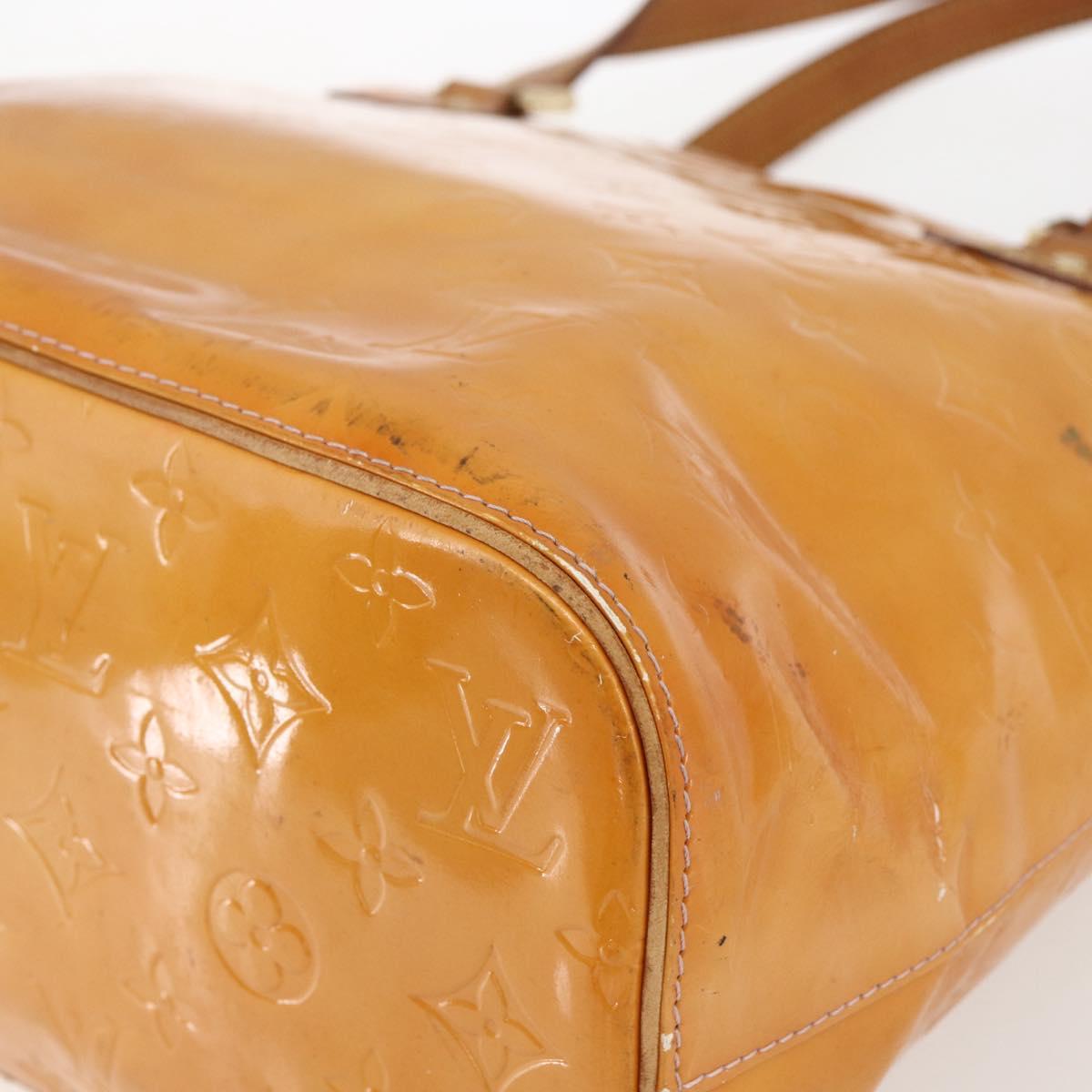 LOUIS VUITTON Monogram Vernis Houston Bag Marshmallow Pink M91302 LV Auth ka2606