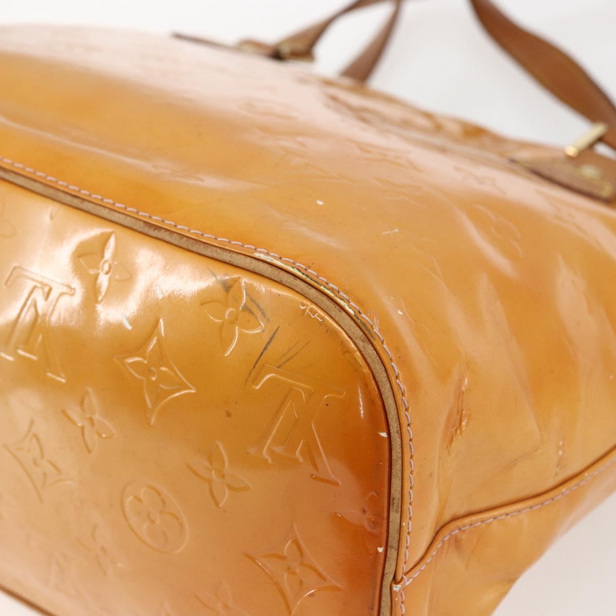 LOUIS VUITTON Monogram Vernis Houston Bag Marshmallow Pink M91302 LV Auth ka2606