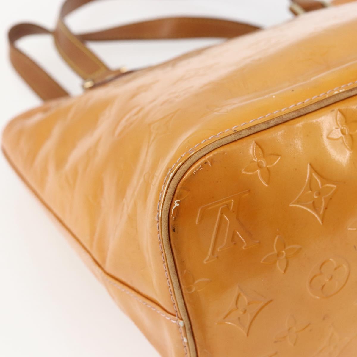 LOUIS VUITTON Monogram Vernis Houston Bag Marshmallow Pink M91302 LV Auth ka2606