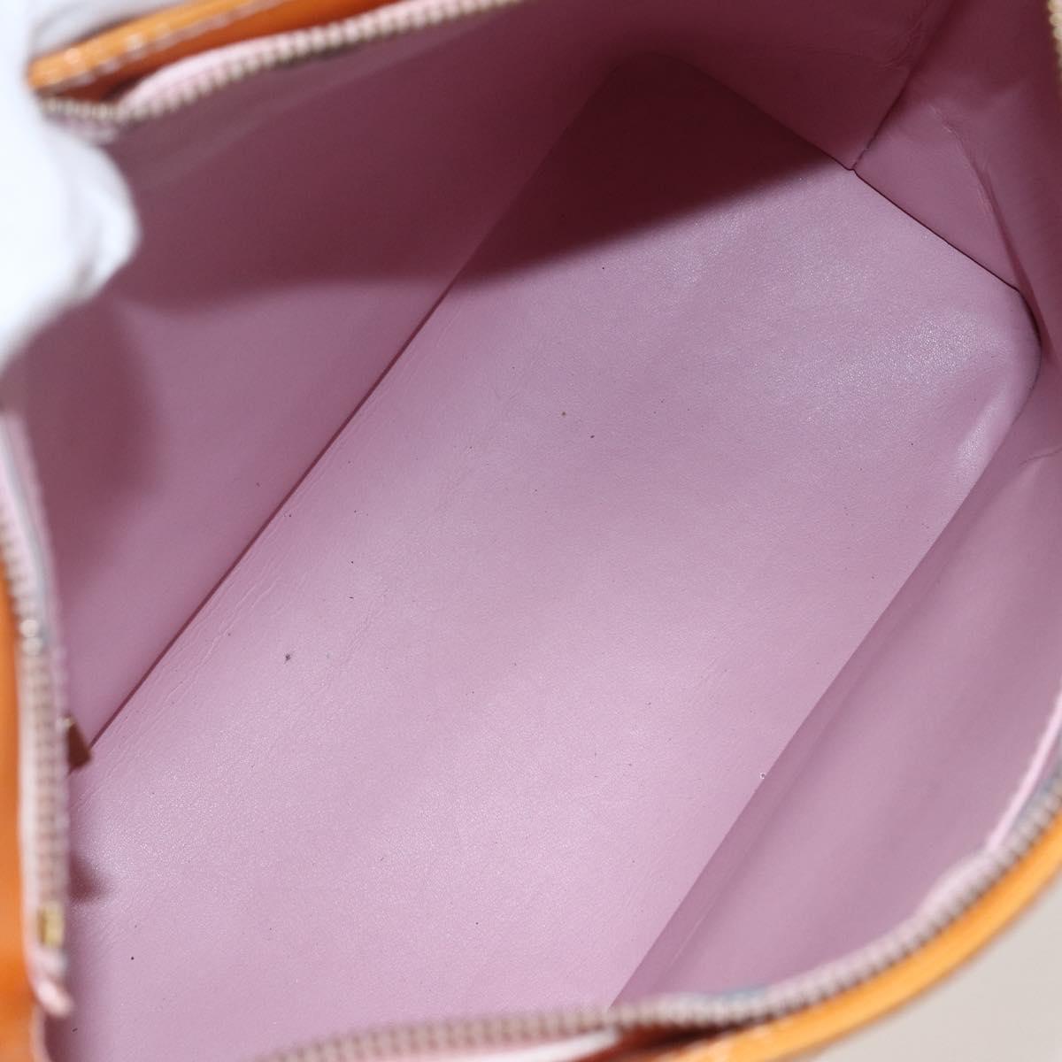 LOUIS VUITTON Monogram Vernis Houston Bag Marshmallow Pink M91302 LV Auth ka2606