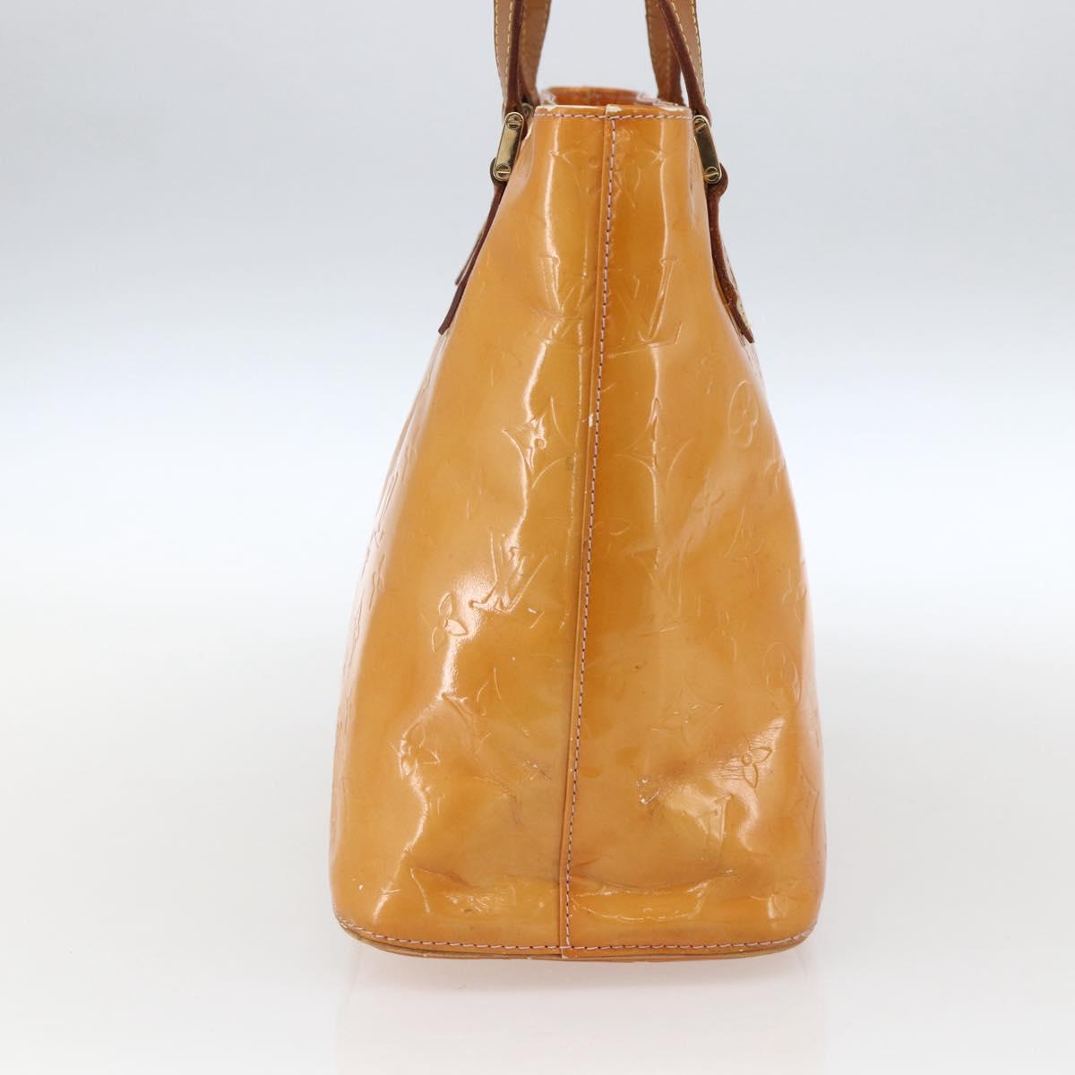 LOUIS VUITTON Monogram Vernis Houston Bag Marshmallow Pink M91302 LV Auth ka2606