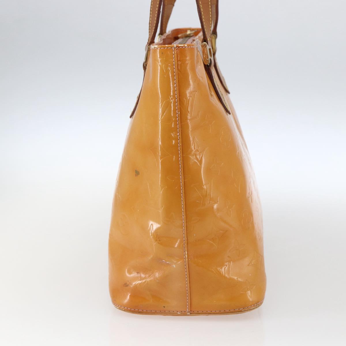 LOUIS VUITTON Monogram Vernis Houston Bag Marshmallow Pink M91302 LV Auth ka2606