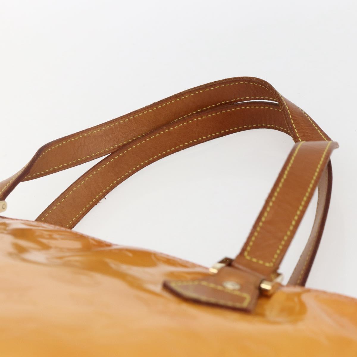 LOUIS VUITTON Monogram Vernis Houston Bag Marshmallow Pink M91302 LV Auth ka2606