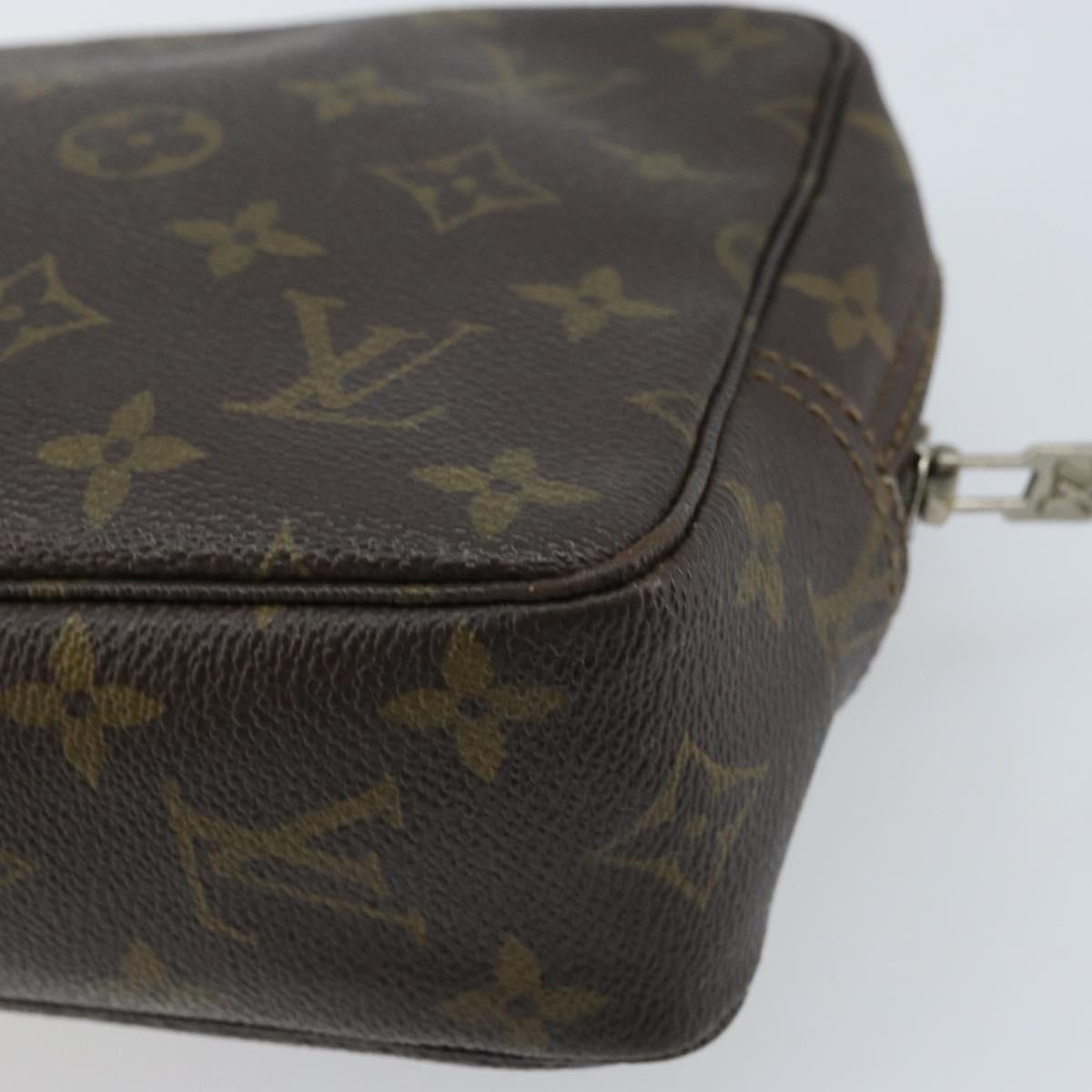 LOUIS VUITTON Monogram Trousse Toilette 23 Clutch Bag M47524 LV Auth ka2613