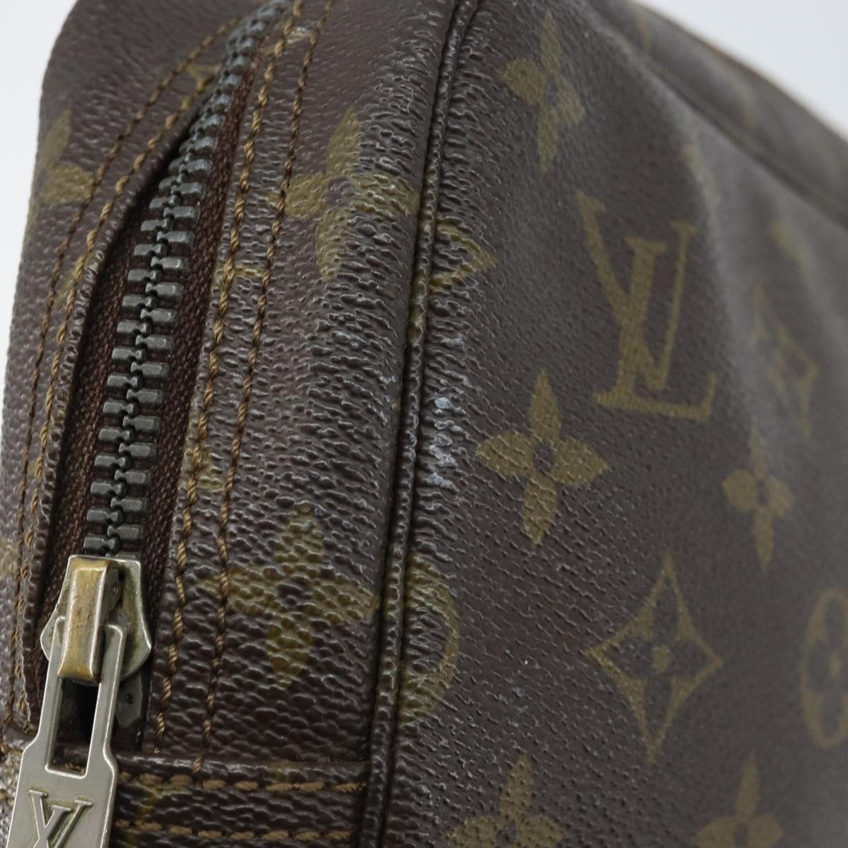 LOUIS VUITTON Monogram Trousse Toilette 23 Clutch Bag M47524 LV Auth ka2613