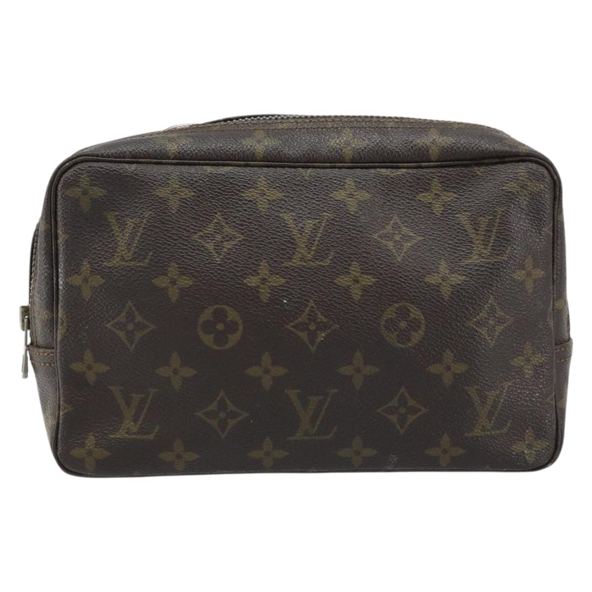 LOUIS VUITTON Monogram Trousse Toilette 23 Clutch Bag M47524 LV Auth ka2613