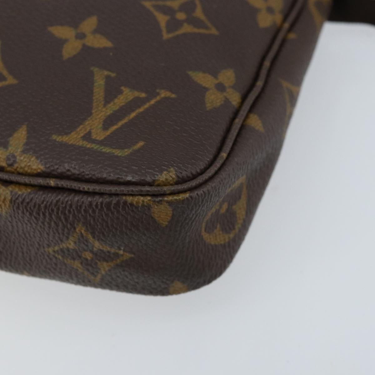 LOUIS VUITTON Monogram Pochette Accessoires Pouch M51980 LV Auth ka2618