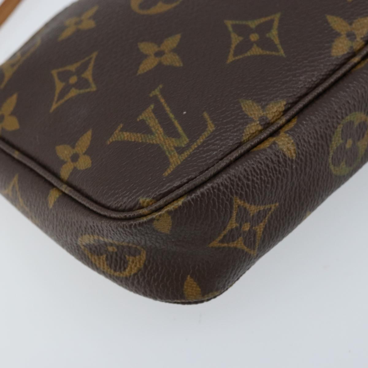 LOUIS VUITTON Monogram Pochette Accessoires Pouch M51980 LV Auth ka2618