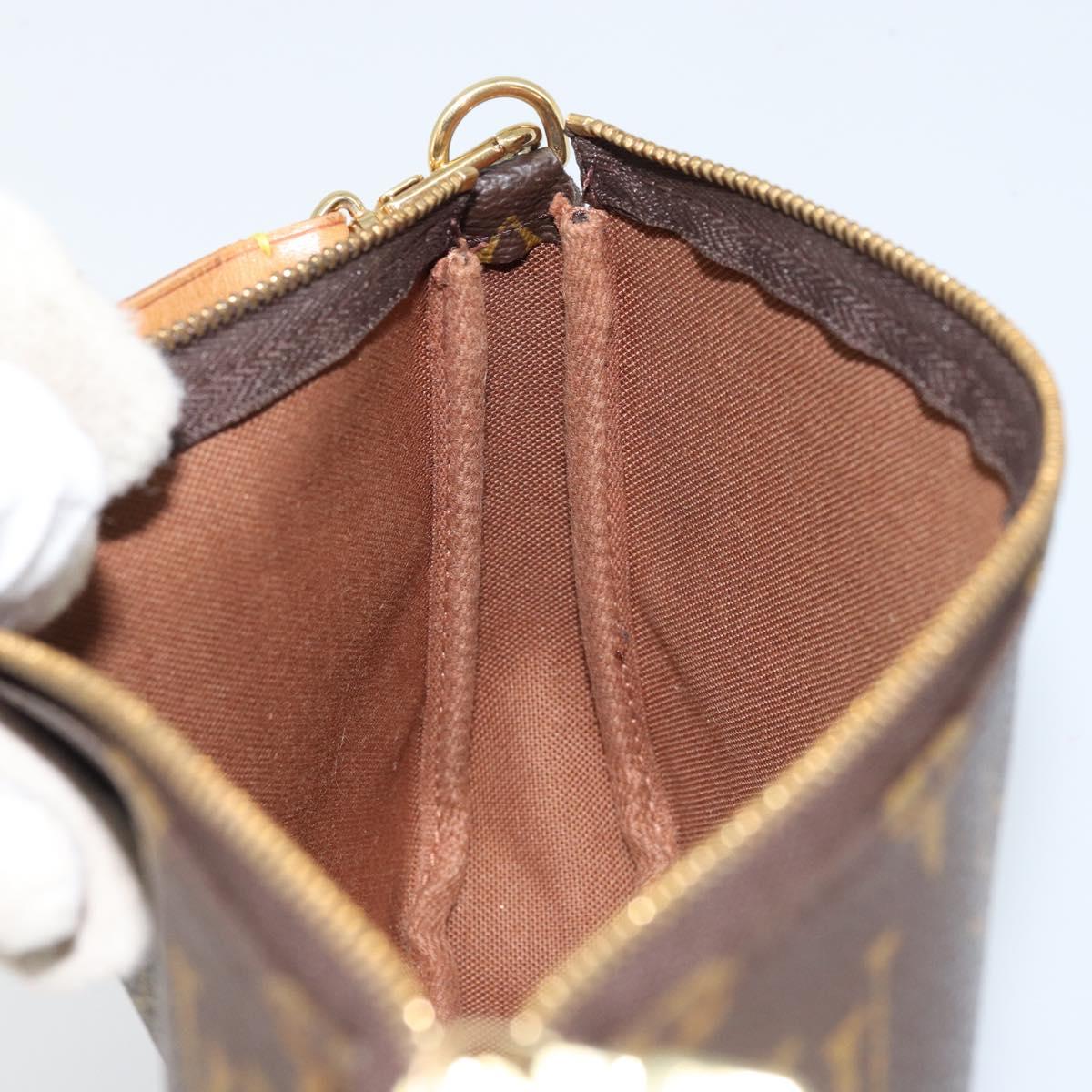 LOUIS VUITTON Monogram Pochette Accessoires Pouch M51980 LV Auth ka2618