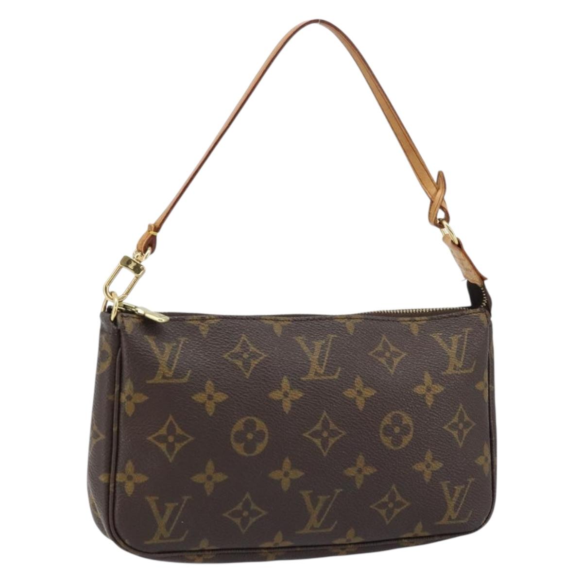 LOUIS VUITTON Monogram Pochette Accessoires Pouch M51980 LV Auth ka2618