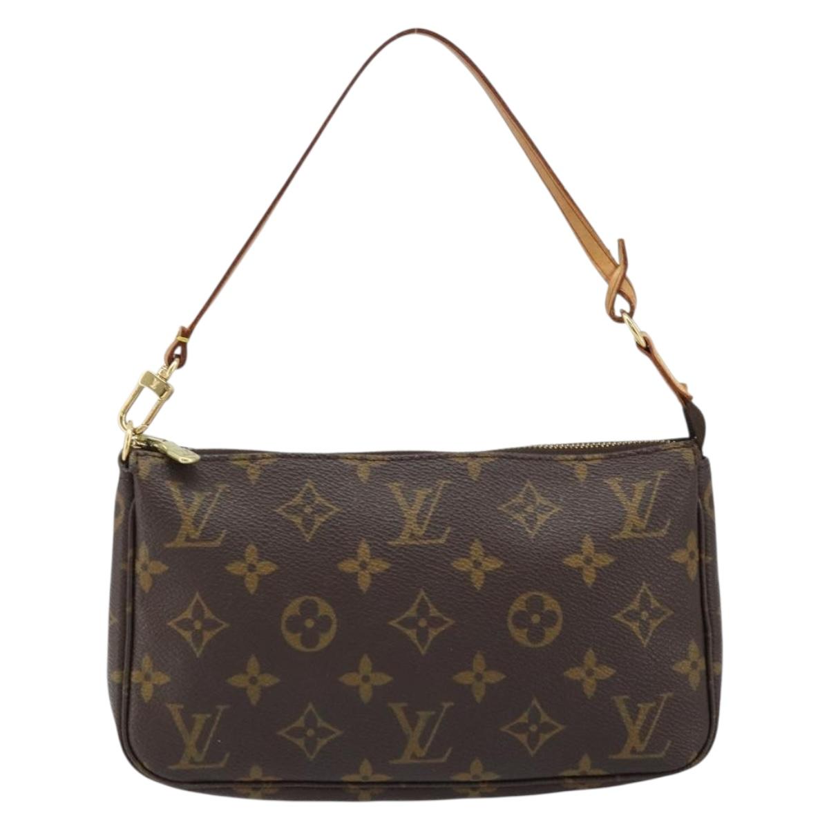 LOUIS VUITTON Monogram Pochette Accessoires Pouch M51980 LV Auth ka2618
