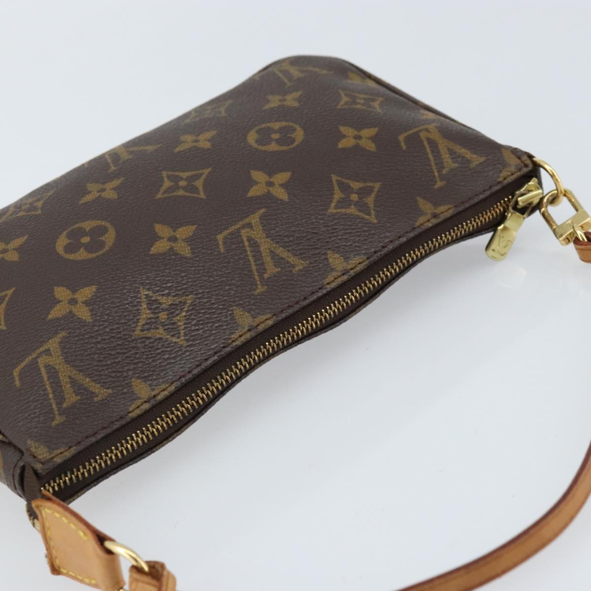 LOUIS VUITTON Monogram Pochette Accessoires Pouch M51980 LV Auth ka2618