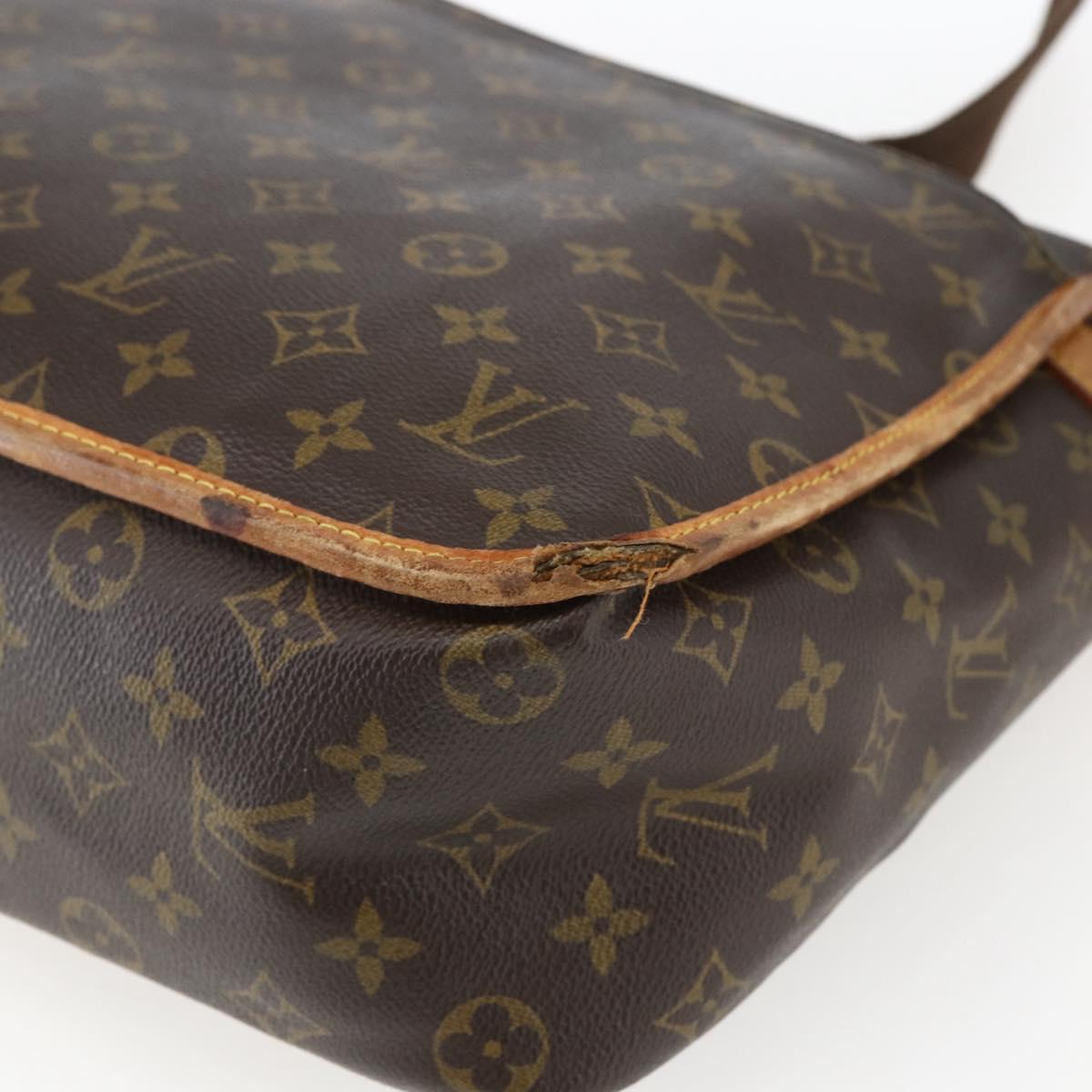 LOUIS VUITTON Monogram Gibeciere GM Shoulder Bag M42246 LV Auth ka2622