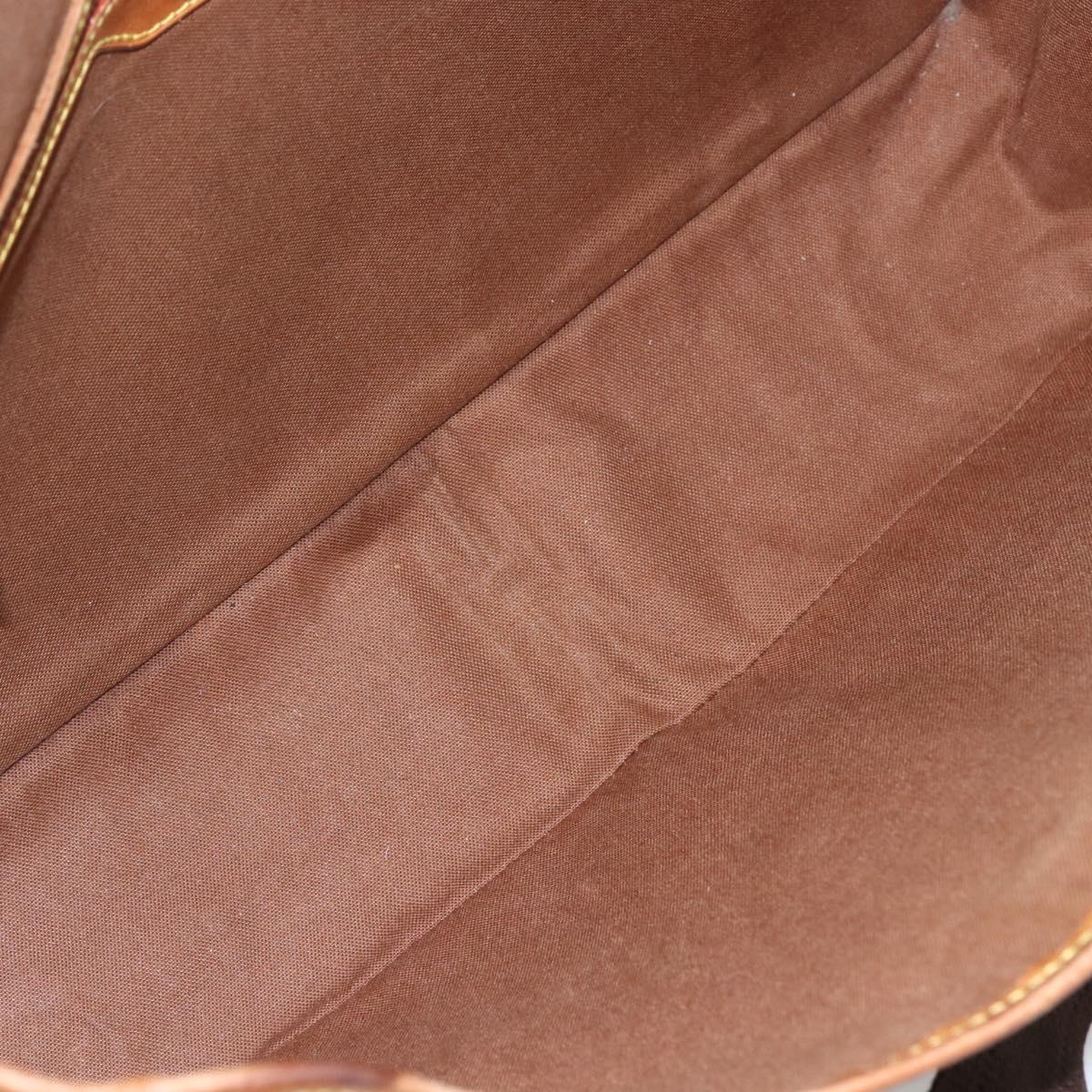 LOUIS VUITTON Monogram Gibeciere GM Shoulder Bag M42246 LV Auth ka2622