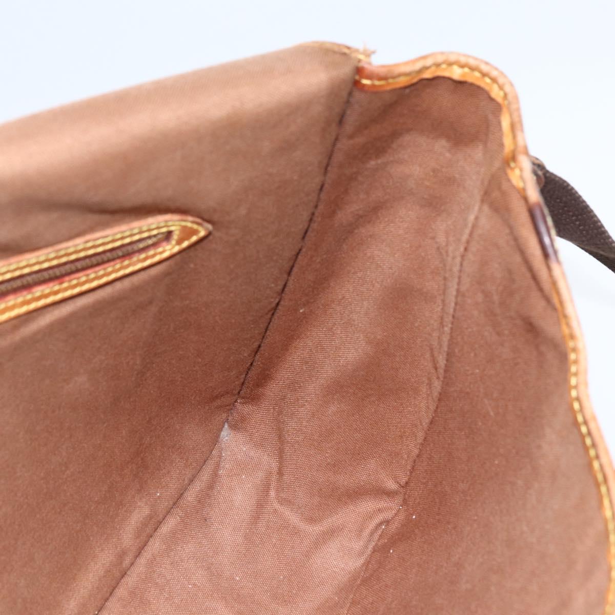 LOUIS VUITTON Monogram Gibeciere GM Shoulder Bag M42246 LV Auth ka2622