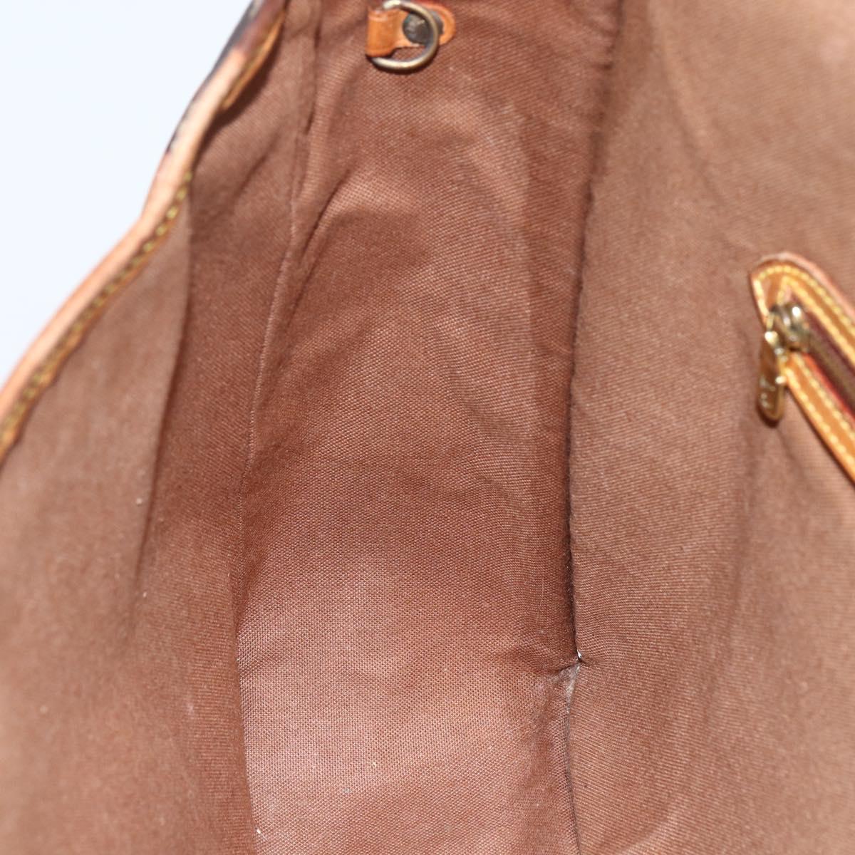 LOUIS VUITTON Monogram Gibeciere GM Shoulder Bag M42246 LV Auth ka2622