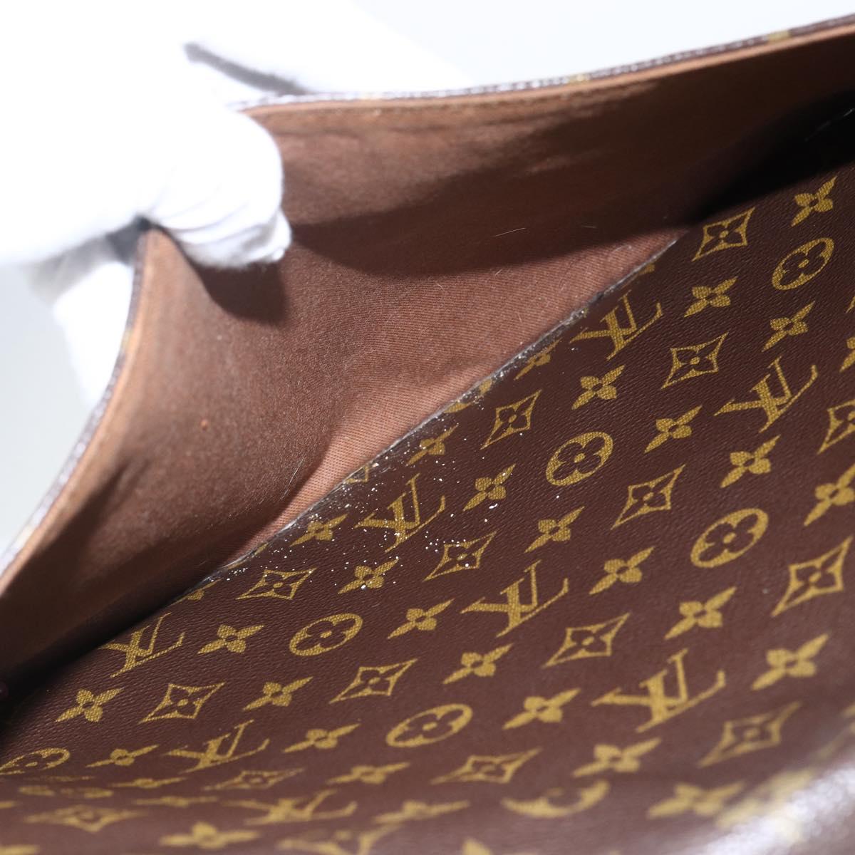 LOUIS VUITTON Monogram Gibeciere GM Shoulder Bag M42246 LV Auth ka2622