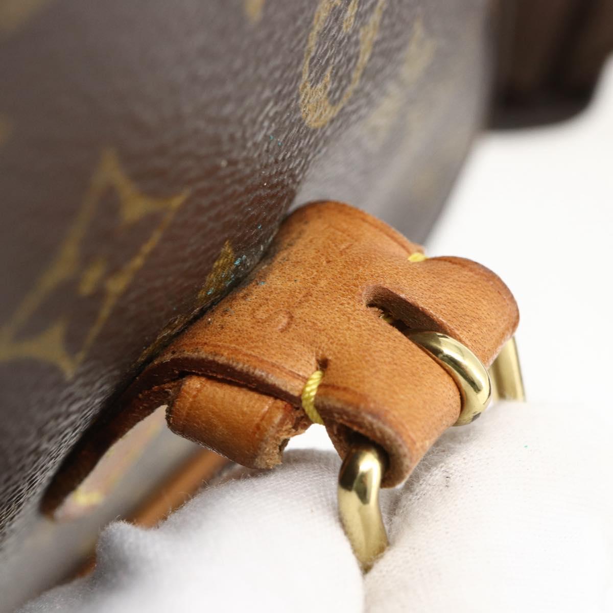 LOUIS VUITTON Monogram Gibeciere GM Shoulder Bag M42246 LV Auth ka2622