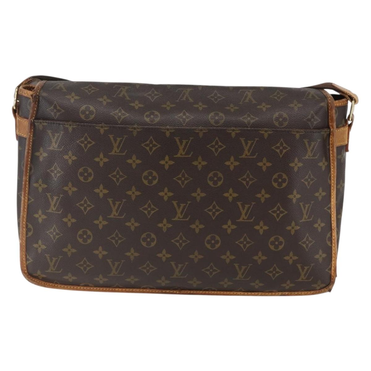 LOUIS VUITTON Monogram Gibeciere GM Shoulder Bag M42246 LV Auth ka2622