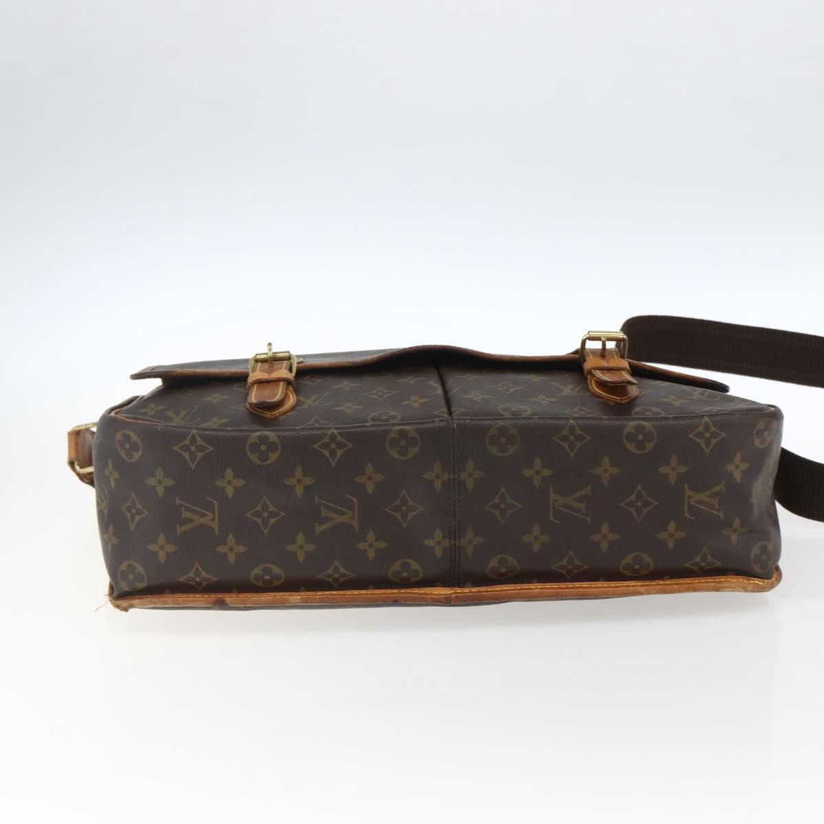 LOUIS VUITTON Monogram Gibeciere GM Shoulder Bag M42246 LV Auth ka2622