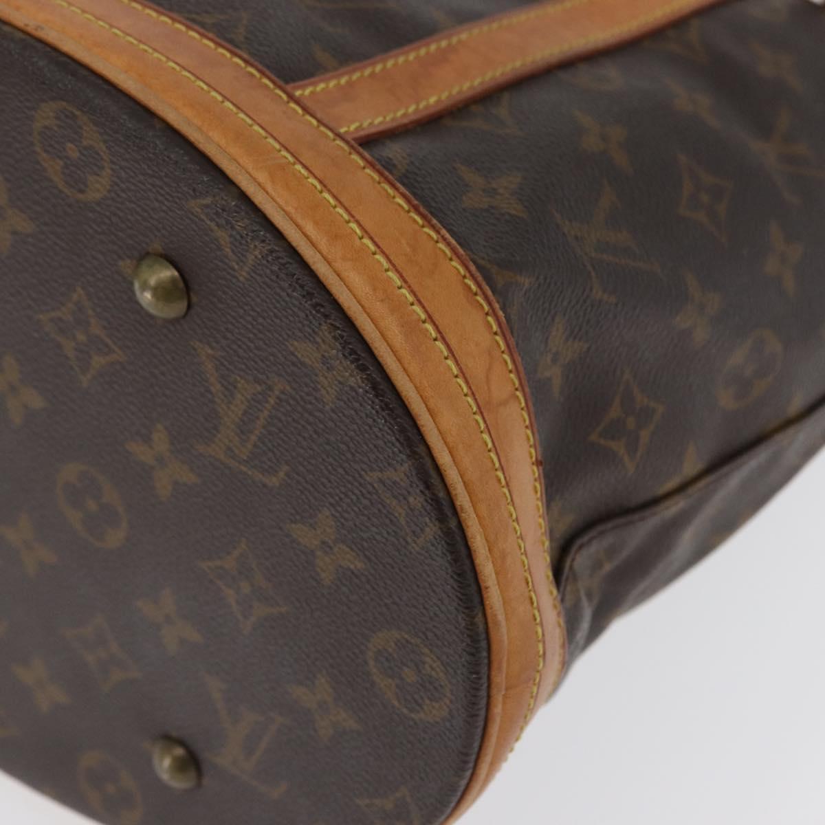 LOUIS VUITTON Monogram Bucket GM Shoulder Bag M42236 LV Auth ka2626