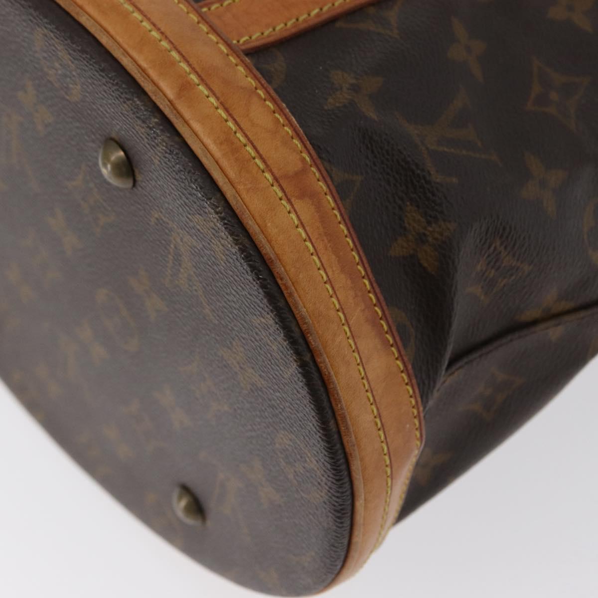 LOUIS VUITTON Monogram Bucket GM Shoulder Bag M42236 LV Auth ka2626