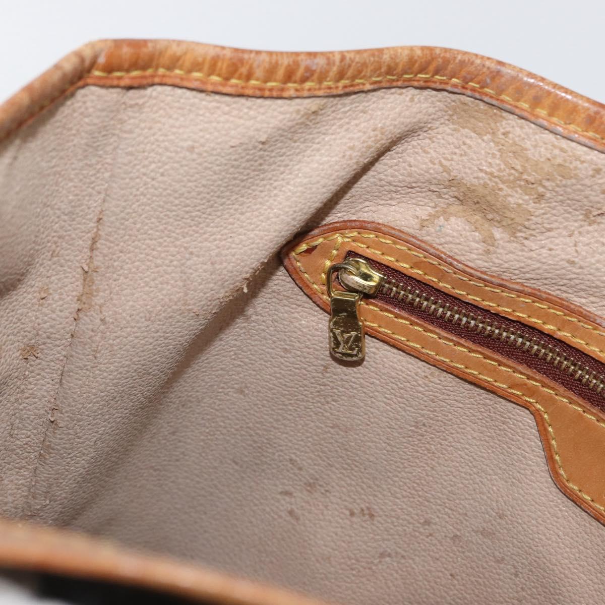 LOUIS VUITTON Monogram Bucket GM Shoulder Bag M42236 LV Auth ka2626