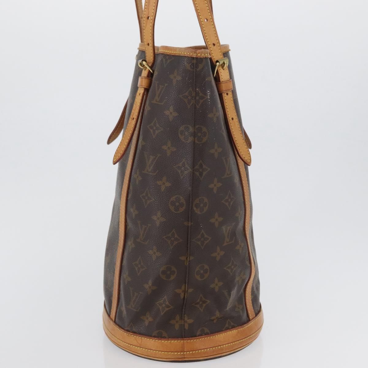 LOUIS VUITTON Monogram Bucket GM Shoulder Bag M42236 LV Auth ka2626