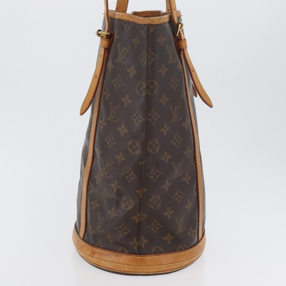 LOUIS VUITTON Monogram Bucket GM Shoulder Bag M42236 LV Auth ka2626