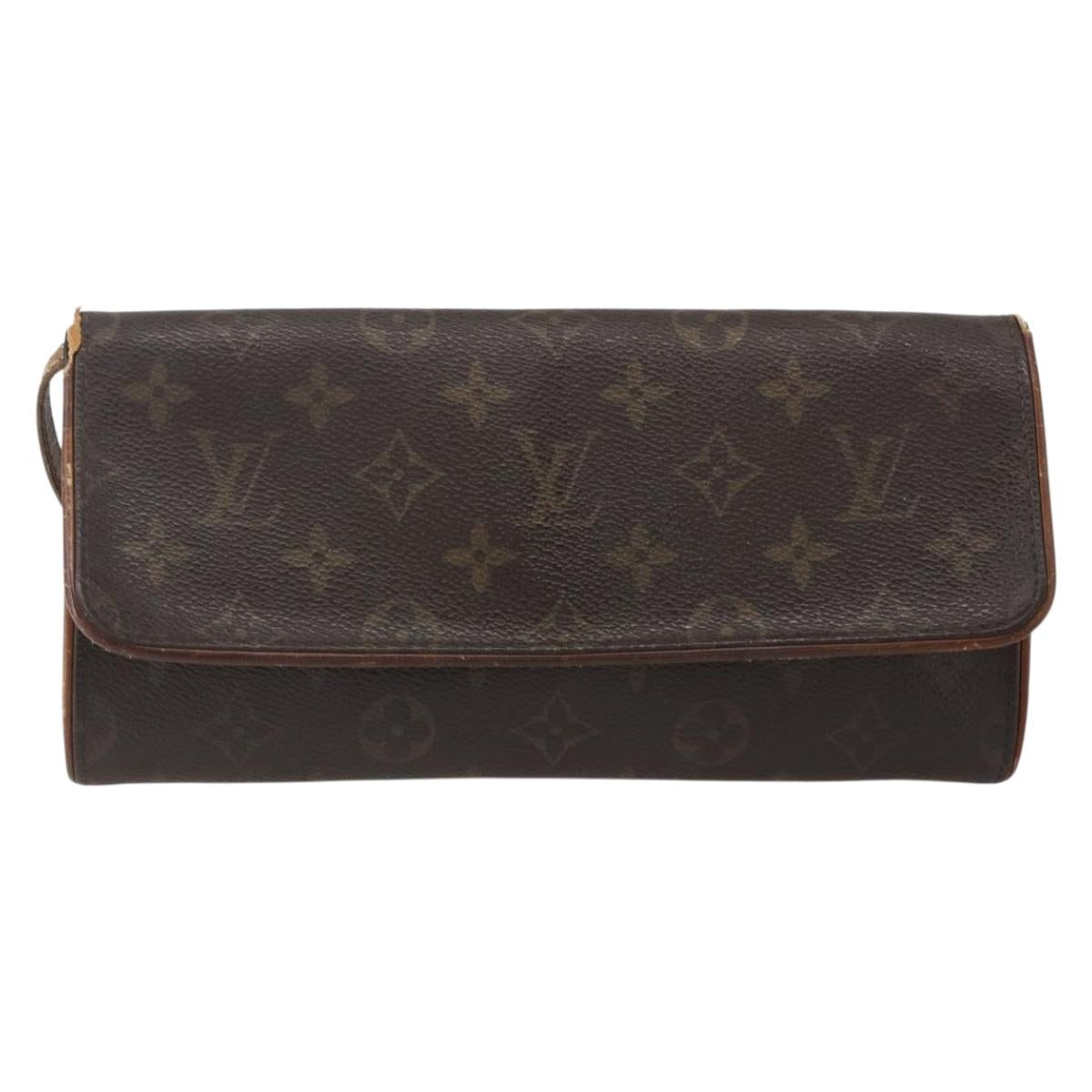 LOUIS VUITTON Monogram Pochette Twin GM Shoulder Bag M51852 LV Auth ka2629