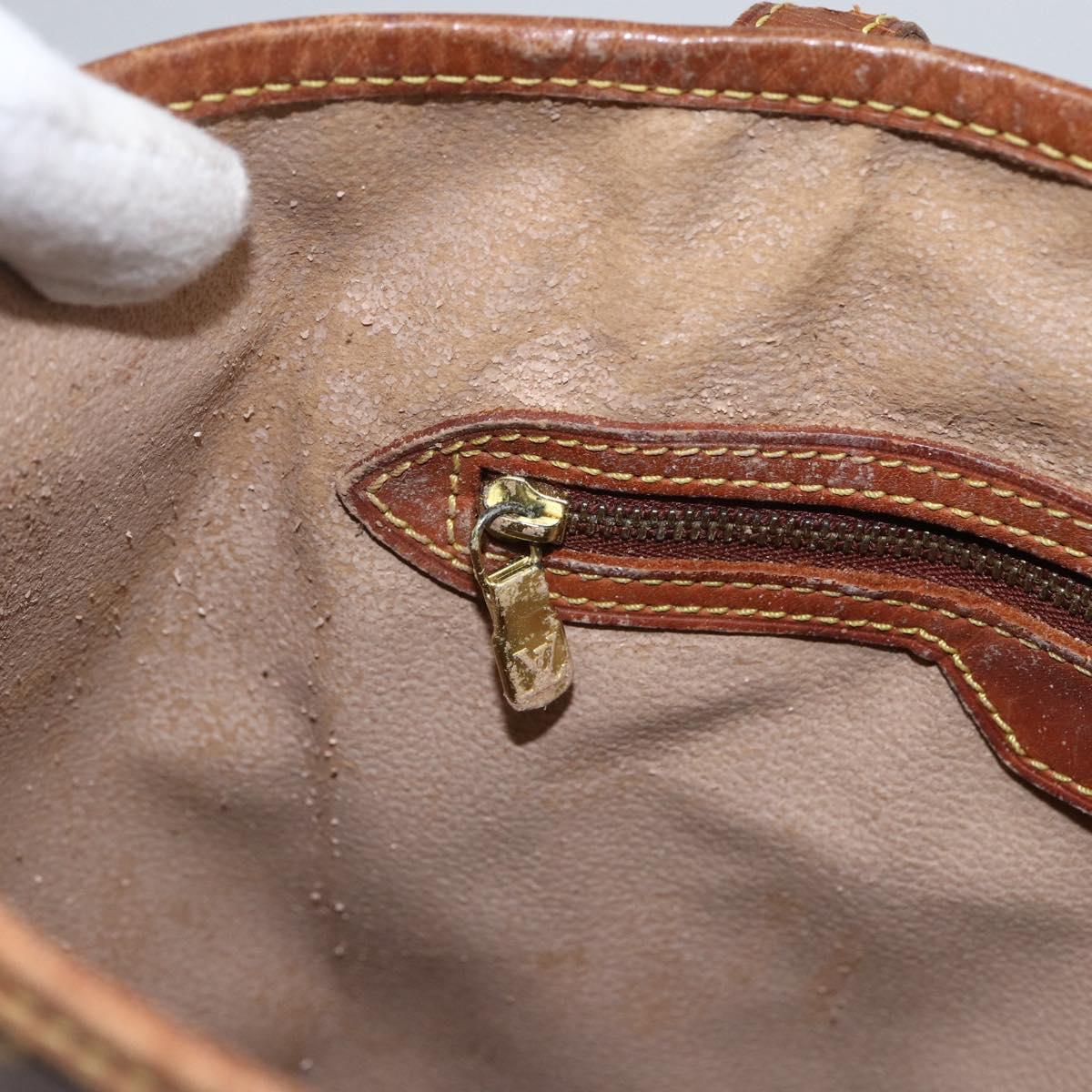 LOUIS VUITTON Monogram Bucket GM Shoulder Bag M42236 LV Auth ka2630
