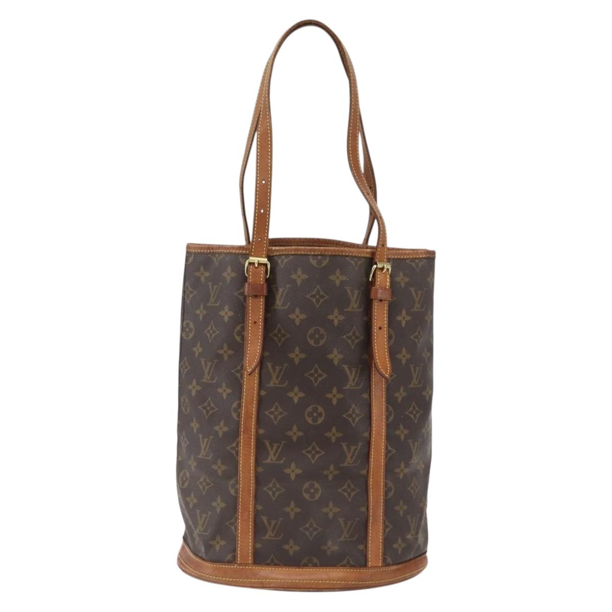 LOUIS VUITTON Monogram Bucket GM Shoulder Bag M42236 LV Auth ka2630