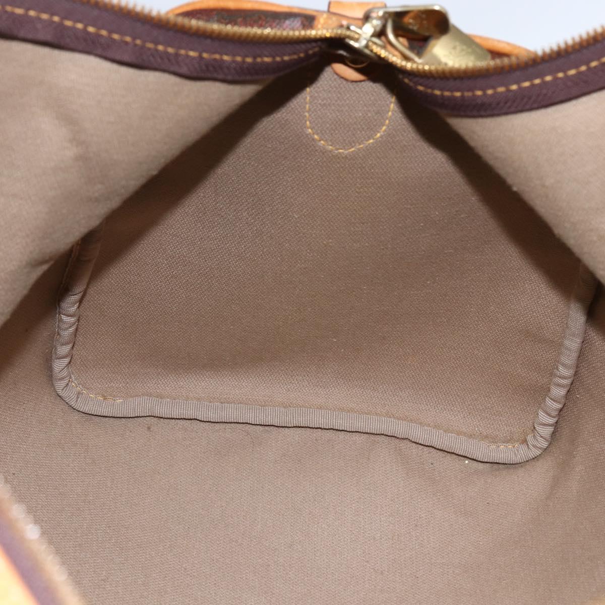 ETRO Paisley Boston Bag PVC Brown Gold Auth ka2636