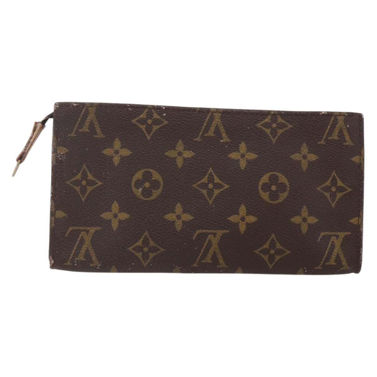 LOUIS VUITTON Monogram Bucket GM Accessory Pouch LV Auth ka2638