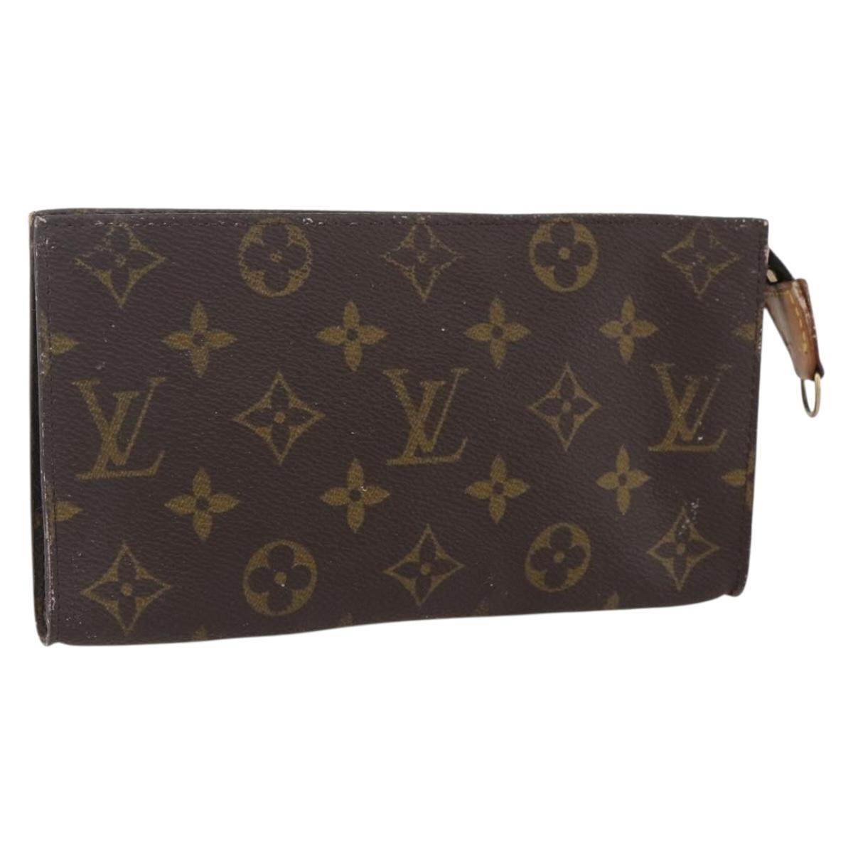 LOUIS VUITTON Monogram Bucket GM Accessory Pouch LV Auth ka2639