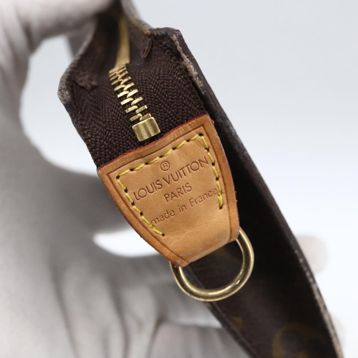 LOUIS VUITTON Monogram Bucket GM Accessory Pouch LV Auth ka2640