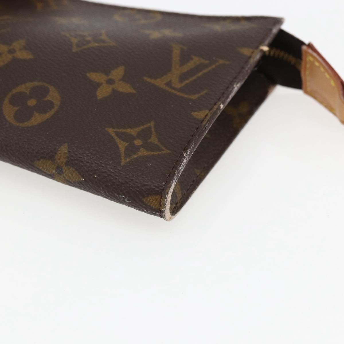 LOUIS VUITTON Monogram Bucket GM Accessory Pouch LV Auth ka2640