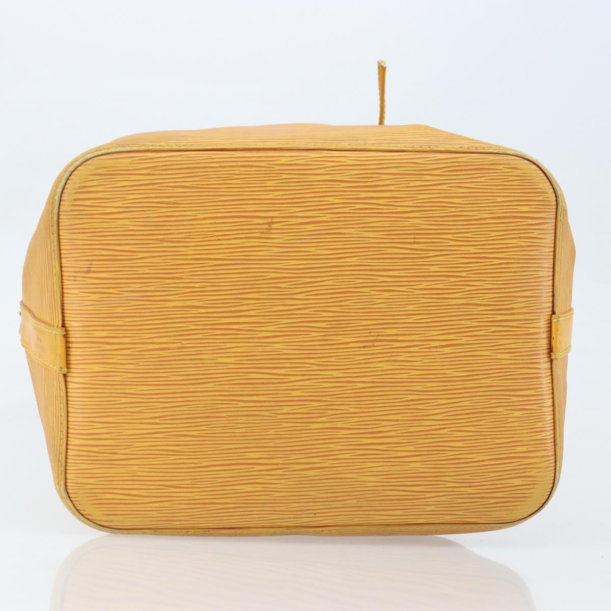 LOUIS VUITTON Epi Petit Noe Shoulder Bag Yellow M44109 LV Auth ka2646