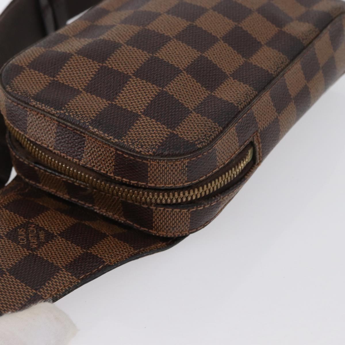 LOUIS VUITTON Damier Ebene Geronimos Shoulder Bag N51994 LV Auth ka2662