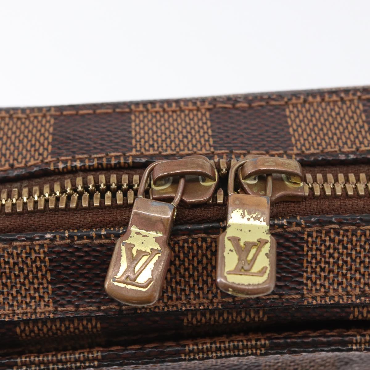 LOUIS VUITTON Damier Ebene Geronimos Shoulder Bag N51994 LV Auth ka2662