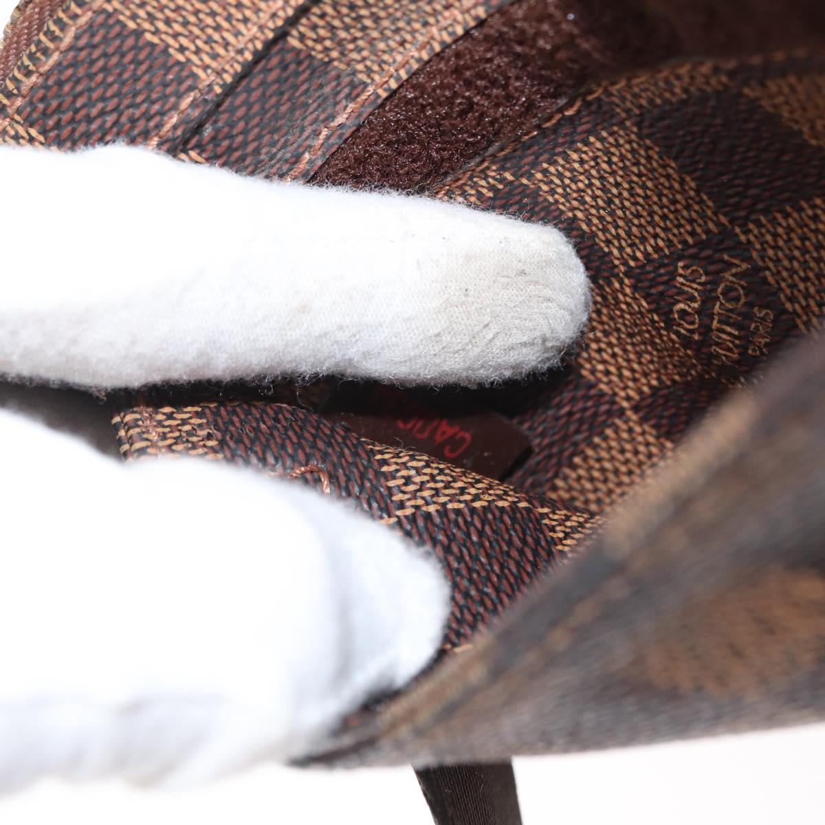 LOUIS VUITTON Damier Ebene Geronimos Shoulder Bag N51994 LV Auth ka2662